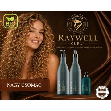 Raywell B.IO Curly Göndörséget Fokozó 1.000 ml Csomag Ajándék Választható Hajformázóval