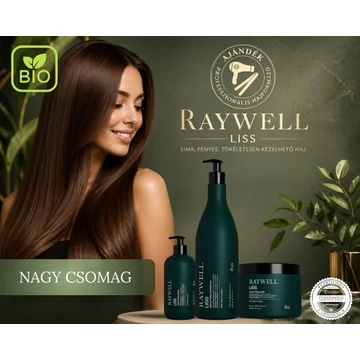 Raywell B.IO LISS Smoothing - Simító és Szöszösödés Elleni Csomag Választható Ajándék Hajformázó Géppel