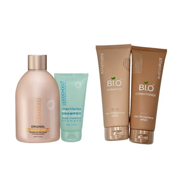 Starter Csomag, BIO Aftercare Hajegyenesítő Samponnal és Kondicionálóval