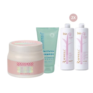 Hajbotulin Starter Csomag, Raywell BIO Boma Samponnal és Kondicionálóval – 2*1000ml BIO Boma Samponnal és Kondival