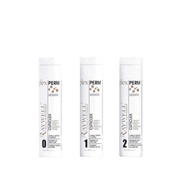 Raywell Plex Perm Dauer +keratinnal - Plex Dauer 0 - Természetes, és vastagszálú hajra (250 ml)