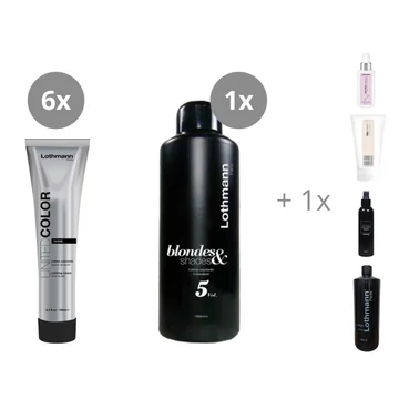 Lothmann Color Intense Krémhajfesték 6+1+Day Cream Styling Krém Csomag