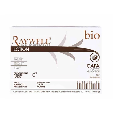 Raywell BIO CAFA - Hajnövesztő és Hajhullás elleni ampulla, Férfiaknak, vagy Hölgyeknek 30felett - Best Seller!