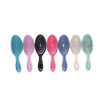 Bontókefe, ovális, nylon bevonattal