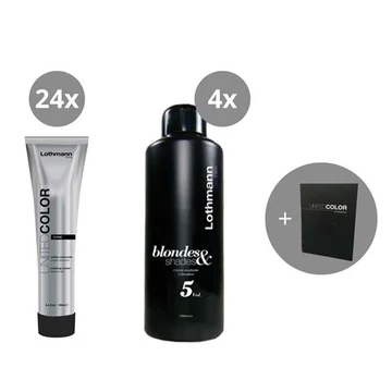 Shine Ammóniamentes Krémhajfesték 24+4 Csomag, Színskála albummal