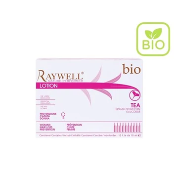 Raywell BIO TEA - Hajnövesztő és Hajhullás elleni ampulla, Nőknek (10*10 ml)