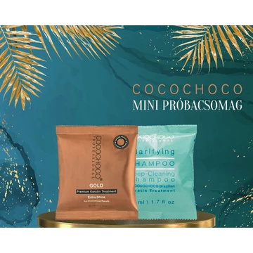 COCOCHOCO Mini Próbacsomag 50 ml Keratin+50 ml Tisztító Sampon