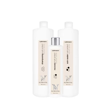 Nutri Protect Hajszerkezet Helyreállító és Regeneráló PLEX Csomag – 250ml Sampon+Kondi+Plex folyadék