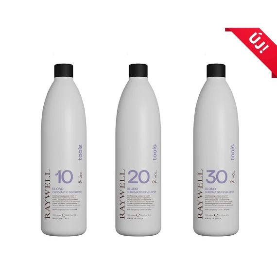 Raywell Tools Blond Chromatic Színkorrekciós Krémoxigenta – Aktivátor (Vol20 6% 1.000 ml)
