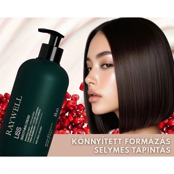 Raywell B.IO LISS Smoothing - Szerkezet Simító és "Anti-frizz” Hatású Krém  (200 ml)