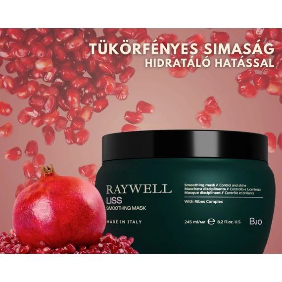 Raywell B.IO LISS Smoothing – Simító és Fényfokozó Maszk (245 ml)