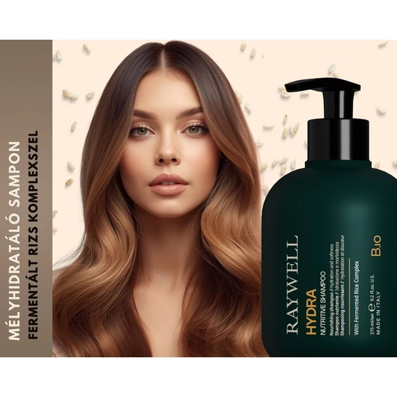 Raywell B.IO HYDRA Nutritive - Intenzív Hidratáló Sampon (275 ml)