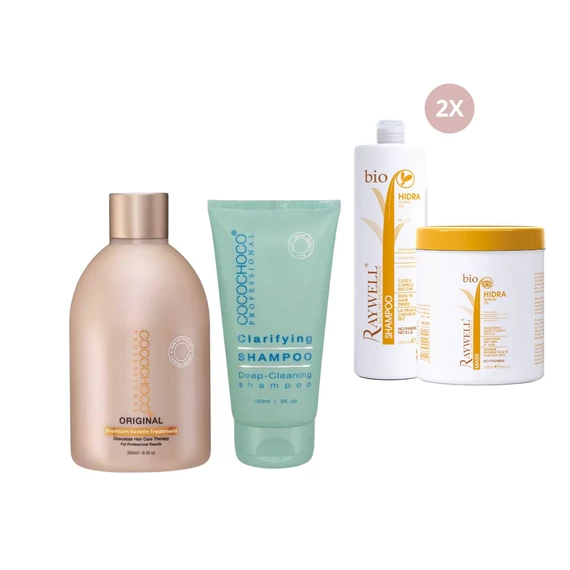 Starter Csomag, Raywell BIO HIDRA Samponnal és Maszkkal – 2*1000ml BIO Hidra Samponnal és Maszkkal