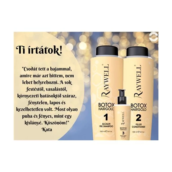 Raywell HAJBOTULIN HAIRGOLD KIT Csomag