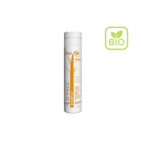 Raywell BIO HIDRA - Sampon, Száraz hajra és fejbőrre, száraz korpára - Best Seller! (250 ml)