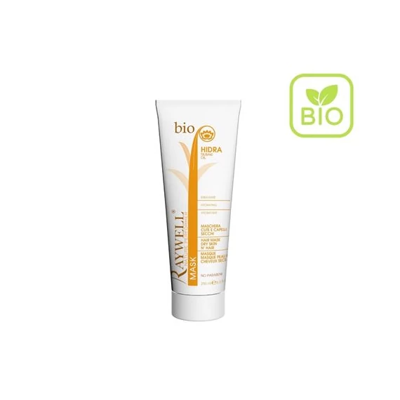 Raywell BIO HIDRA - Maszk, Száraz hajra és fejbőrre - Best Seller! (250 ml)