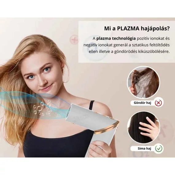 8in1 BL-DC Motoros FlexStyler Hajformázó Szett
