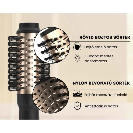 1200W-os 4in1 Szárító Ovális Kefe