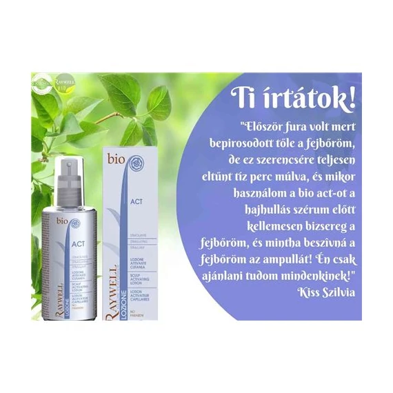 BIO ACT - Fejbőr aktivátor, oxigenizáló spray