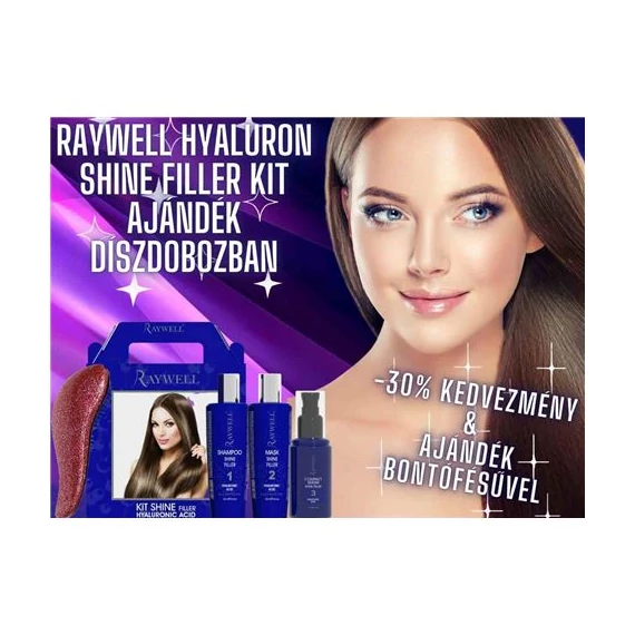 SHINE Filler KIT - Exkluzív Díszdobozban + Ajándék Professzionális Bontókefe