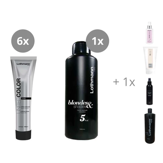 Ammóniamentes Krémhajfesték 6+1+1 Csomag – Spray Gloss Hajfénnyel