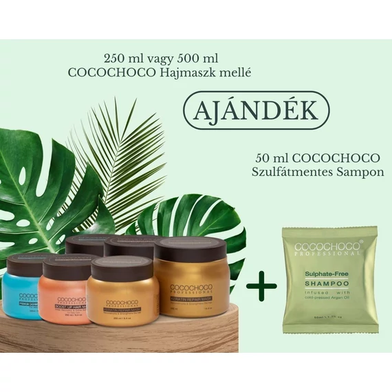 Maszk Ajándék Szulfátmentes Samponnal – 250ml Keratinos Hajregeneráló Maszk