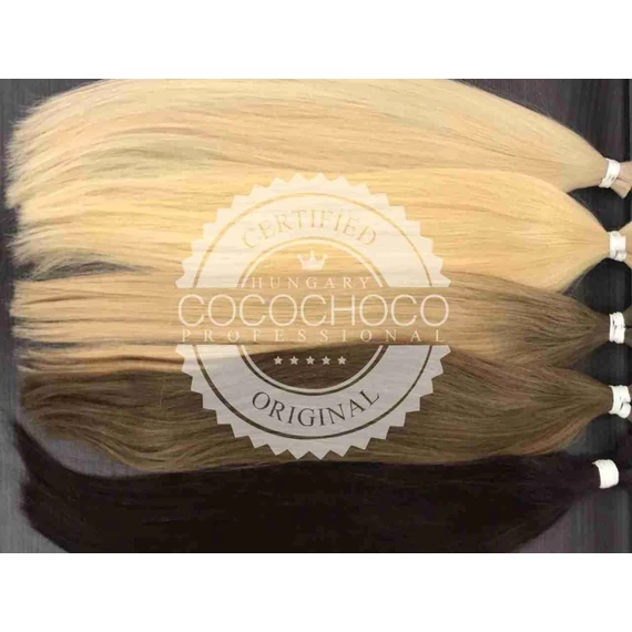 Natúr Barna - Prémium Minőségű Choco Póthaj – 50cm Natúr Barna